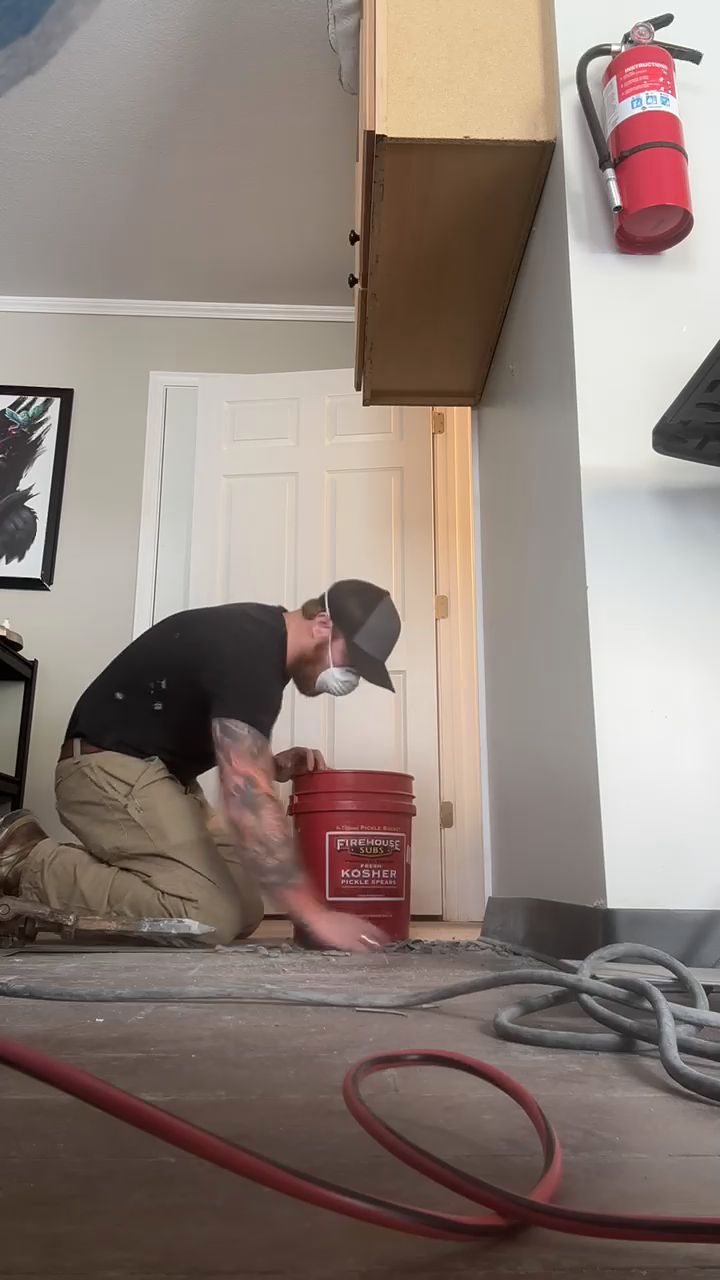 Clearing trench debris